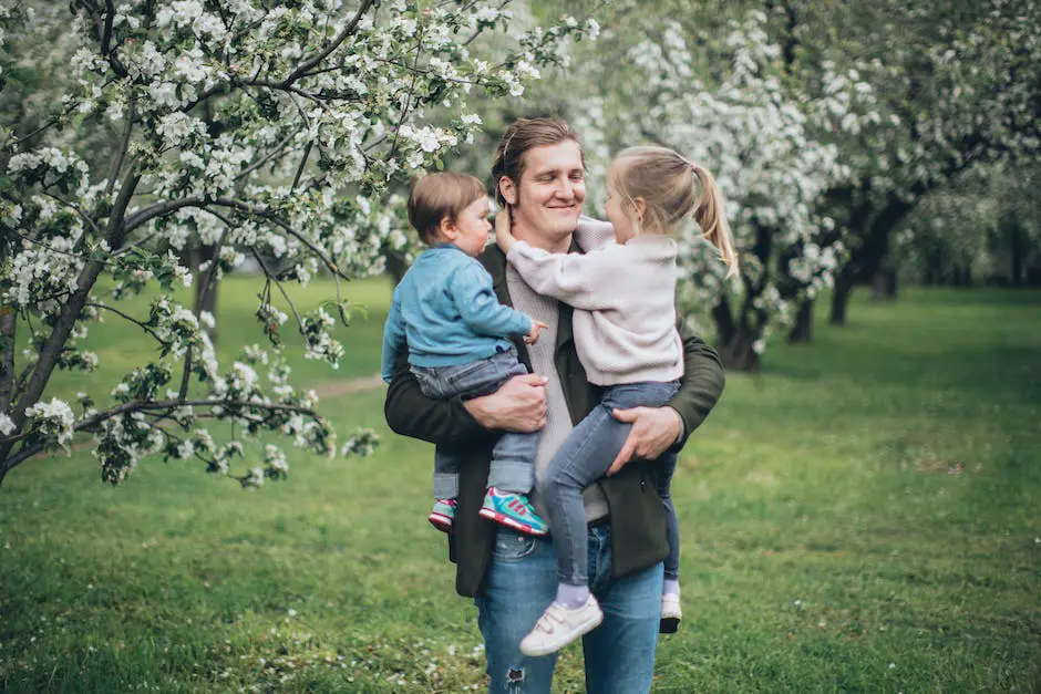 An image of a happy family enjoying a day at the park with their children.